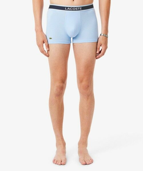 LACOSTE / ラコステ ボクサーパンツ・ブリーフ | モノグラム＆プレーン／3パックストレッチコットントランクショーツセット | 詳細13