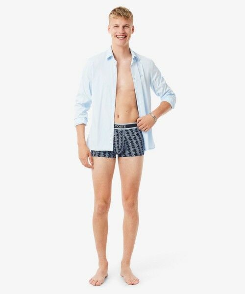 LACOSTE / ラコステ ボクサーパンツ・ブリーフ | モノグラム＆プレーン／3パックストレッチコットントランクショーツセット | 詳細15