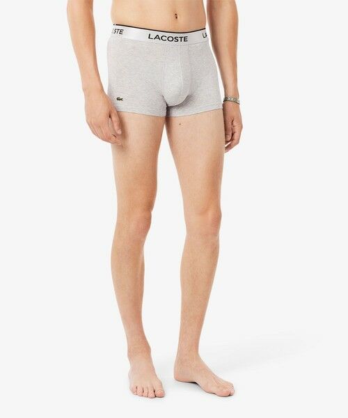 LACOSTE / ラコステ ボクサーパンツ・ブリーフ | ブランドネームロゴジャカード3パックストレッチコットントランクショーツセット | 詳細2