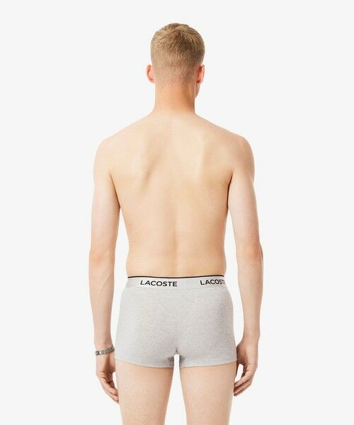 LACOSTE / ラコステ ボクサーパンツ・ブリーフ | ブランドネームロゴジャカード3パックストレッチコットントランクショーツセット | 詳細3