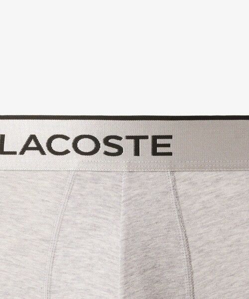 LACOSTE / ラコステ ボクサーパンツ・ブリーフ | ブランドネームロゴジャカード3パックストレッチコットントランクショーツセット | 詳細5