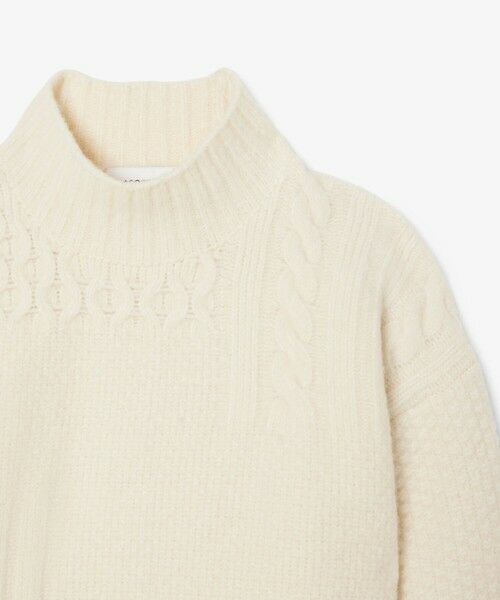 LACOSTE / ラコステ ニット・セーター | パッチワークエフェクト ウールニットハイネックセーター | 詳細16