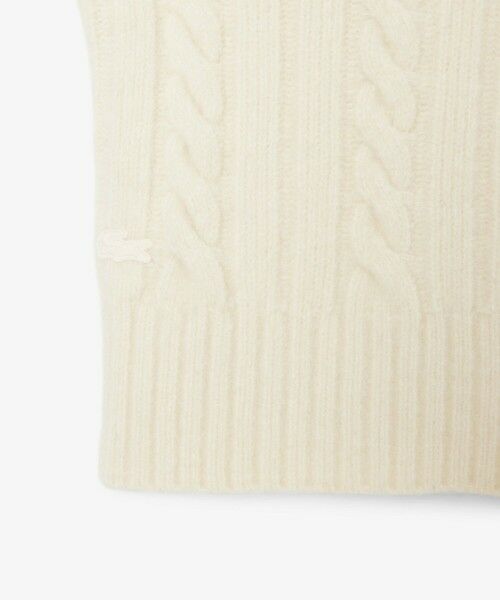 LACOSTE / ラコステ ニット・セーター | パッチワークエフェクト ウールニットハイネックセーター | 詳細17
