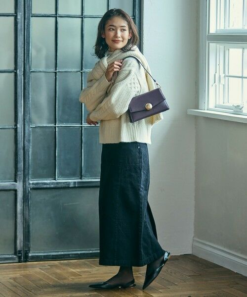 LACOSTE / ラコステ ニット・セーター | パッチワークエフェクト ウールニットハイネックセーター | 詳細8