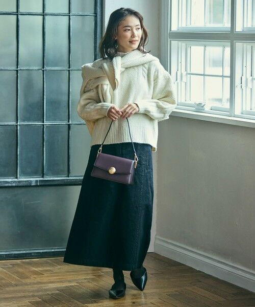 LACOSTE / ラコステ ニット・セーター | パッチワークエフェクト ウールニットハイネックセーター | 詳細9