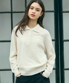 LACOSTE / ラコステ ニット・セーター | 3Dニッティングハーフボタンハイネック ウールニットポロセーター