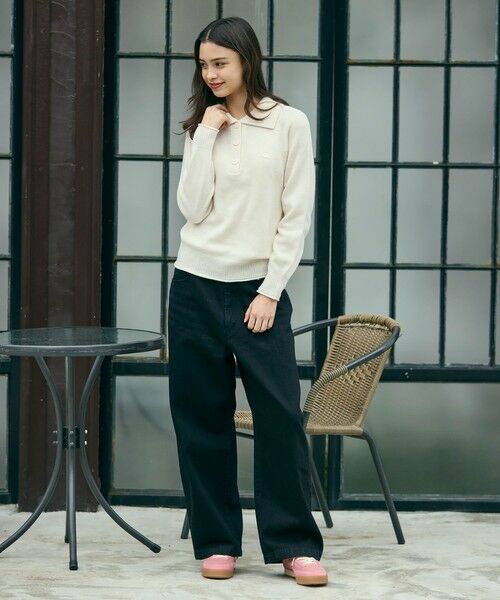 LACOSTE / ラコステ ニット・セーター | 3Dニッティングハーフボタンハイネック ウールニットポロセーター | 詳細12