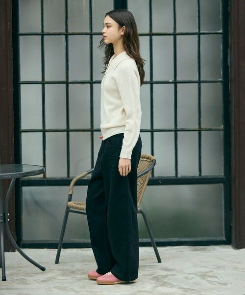 LACOSTE / ラコステ ニット・セーター | 3Dニッティングハーフボタンハイネック ウールニットポロセーター | 詳細13