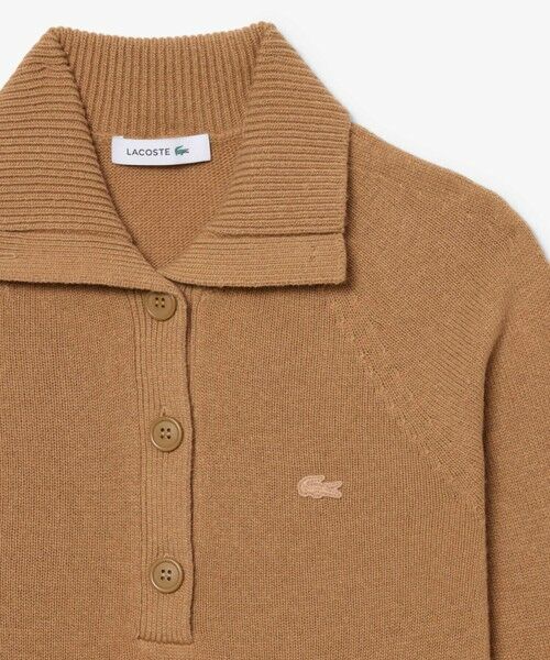 LACOSTE / ラコステ ニット・セーター | 3Dニッティングハーフボタンハイネック ウールニットポロセーター | 詳細24