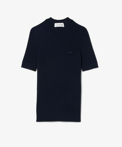 LACOSTE / ラコステ ニット・セーター | 3Dニッティングショートスリーブメリノウールセーター | 詳細5
