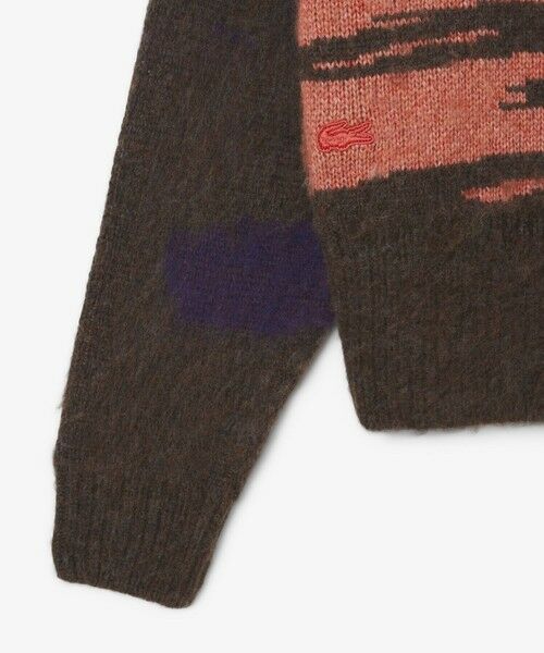 LACOSTE / ラコステ ニット・セーター | ランドスケープジャカードアルパカブレンドニットセーター | 詳細6
