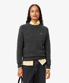 LACOSTE / ラコステ ニット・セーター | 3Dニッティングシームレス ウールニットセーター