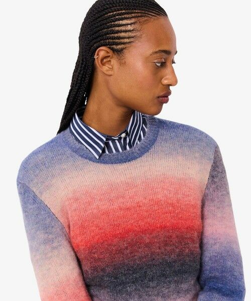 LACOSTE / ラコステ ニット・セーター | グラデーションニット ウールセーター | 詳細1