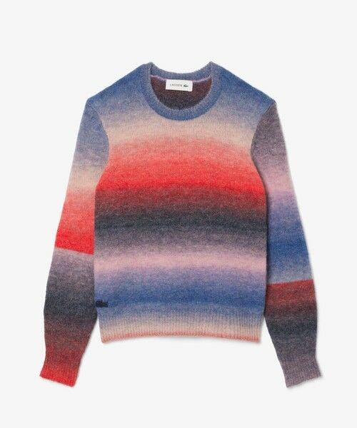 LACOSTE / ラコステ ニット・セーター | グラデーションニット ウールセーター | 詳細4