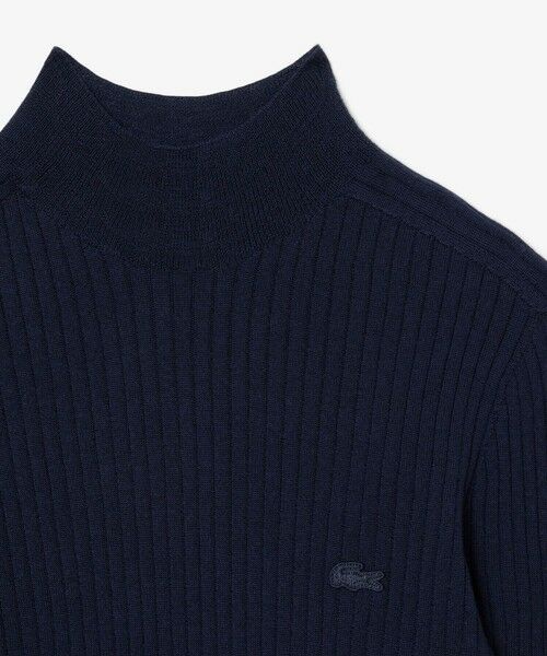 LACOSTE / ラコステ ニット・セーター | 3Dニッティングハイネック メリノウール ハイゲージニットセーター | 詳細4