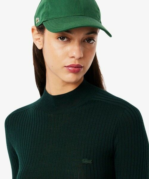 LACOSTE / ラコステ ニット・セーター | 3Dニッティングハイネック メリノウール ハイゲージニットセーター | 詳細7
