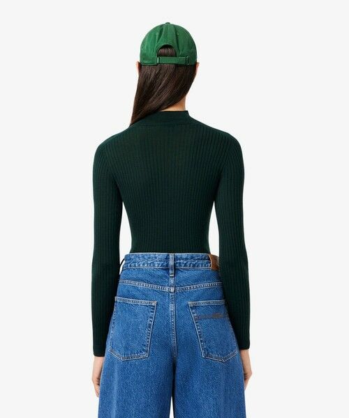 LACOSTE / ラコステ ニット・セーター | 3Dニッティングハイネック メリノウール ハイゲージニットセーター | 詳細8