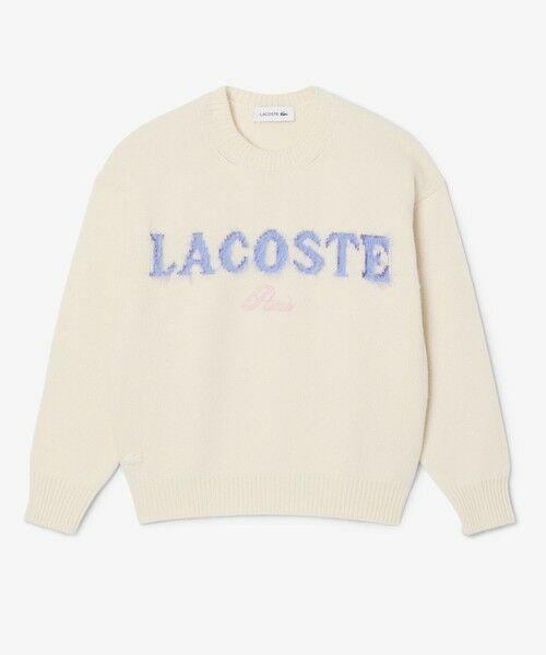 LACOSTE / ラコステ ニット・セーター | シャギータッチロゴジャカードウールセーター | 詳細3