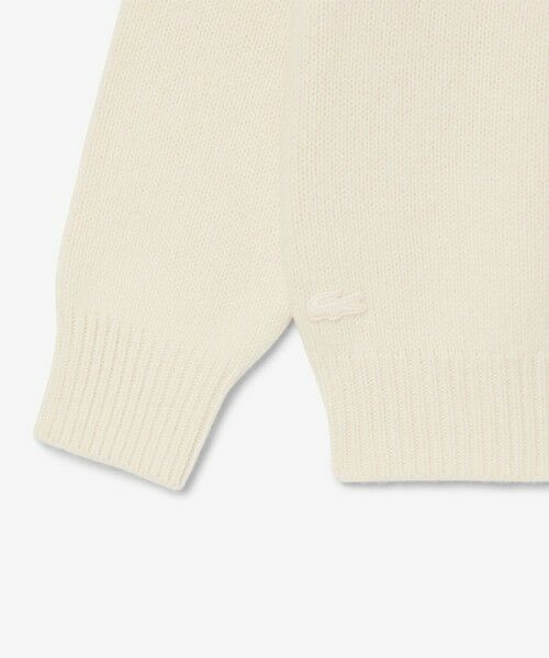 LACOSTE / ラコステ ニット・セーター | シャギータッチロゴジャカードウールセーター | 詳細5