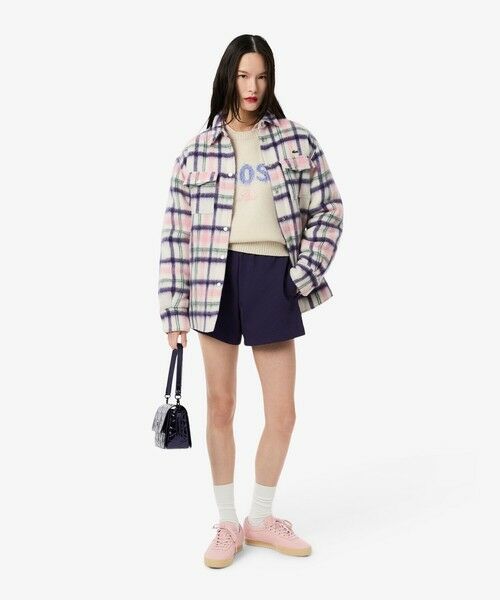 LACOSTE / ラコステ ニット・セーター | シャギータッチロゴジャカードウールセーター | 詳細6