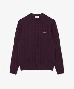 LACOSTE / ラコステ ニット・セーター | ミドルゲージ ウールケーブルニット