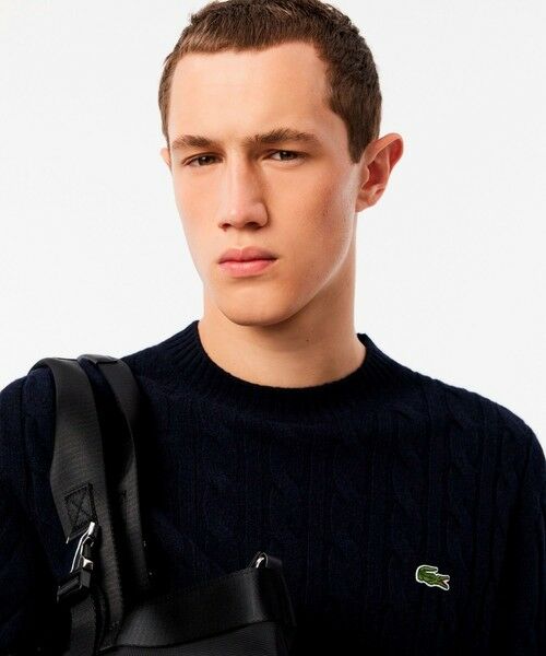 LACOSTE / ラコステ ニット・セーター | ミドルゲージ ウールケーブルニット | 詳細4