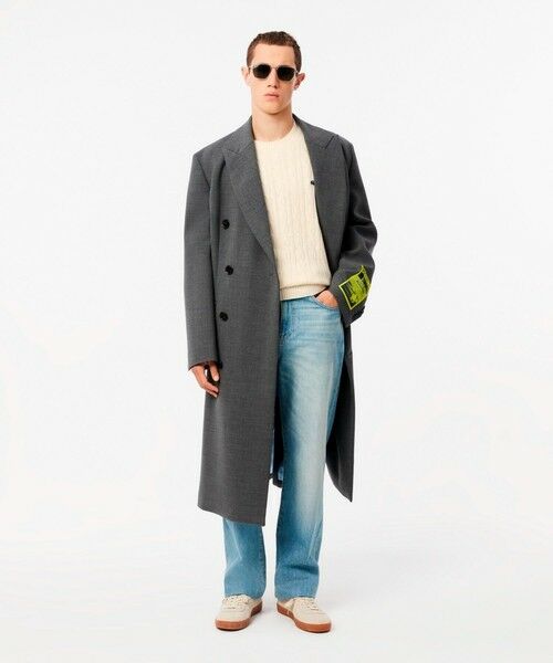 LACOSTE / ラコステ ニット・セーター | ミドルゲージ ウールケーブルニット | 詳細10