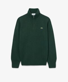 LACOSTE / ラコステ ニット・セーター | ハイネックハーフジップ ウールニットセーター