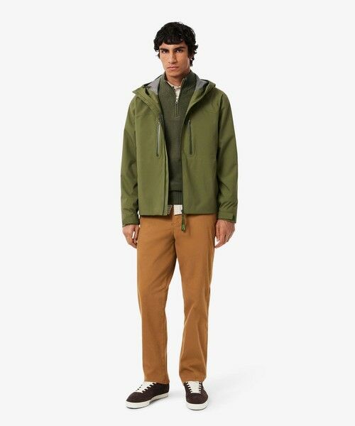 LACOSTE / ラコステ ニット・セーター | ハイネックハーフジップ ウールニットセーター | 詳細16