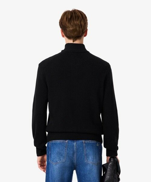 LACOSTE / ラコステ ニット・セーター | ハイネックハーフジップ ウールニットセーター | 詳細17