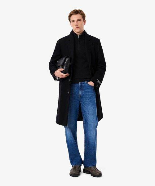 LACOSTE / ラコステ ニット・セーター | ハイネックハーフジップ ウールニットセーター | 詳細20