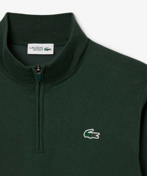 LACOSTE / ラコステ ニット・セーター | ウールブレンドハーフジップゴルフセーター | 詳細9