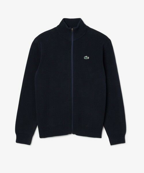 LACOSTE / ラコステ ニット・セーター | コットンブレンドジップアップセーター | 詳細3