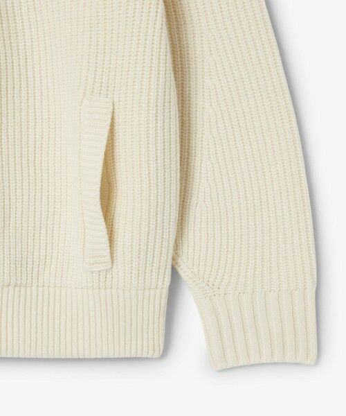 LACOSTE / ラコステ ニット・セーター | ミドルゲージハイネックジップウールセーター / ドライバーズニット | 詳細19