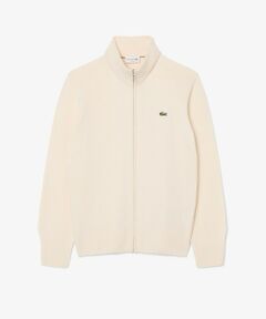 LACOSTE / ラコステ ニット・セーター | ハイネックフルジップ ウールニットセーター / ドライバーズニット