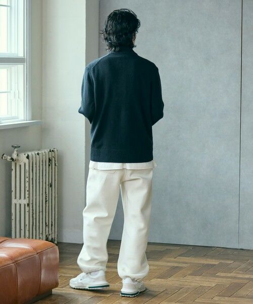 LACOSTE / ラコステ ニット・セーター | ハイネックフルジップ ウールニットセーター / ドライバーズニット | 詳細9