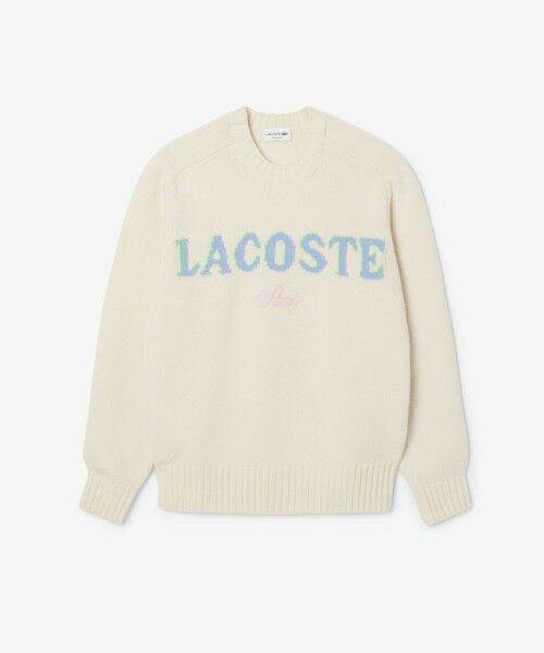 LACOSTE / ラコステ ニット・セーター | ブランドネームロゴシャギーニッティングセーター | 詳細3