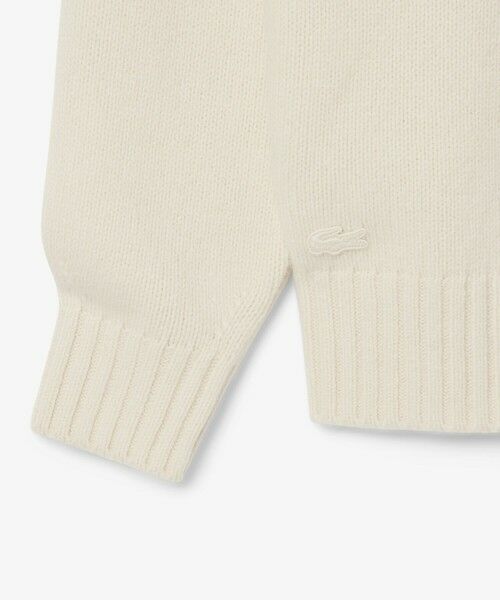 LACOSTE / ラコステ ニット・セーター | ブランドネームロゴシャギーニッティングセーター | 詳細5