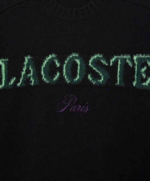 LACOSTE / ラコステ ニット・セーター | ブランドネームロゴシャギーニッティングセーター | 詳細11