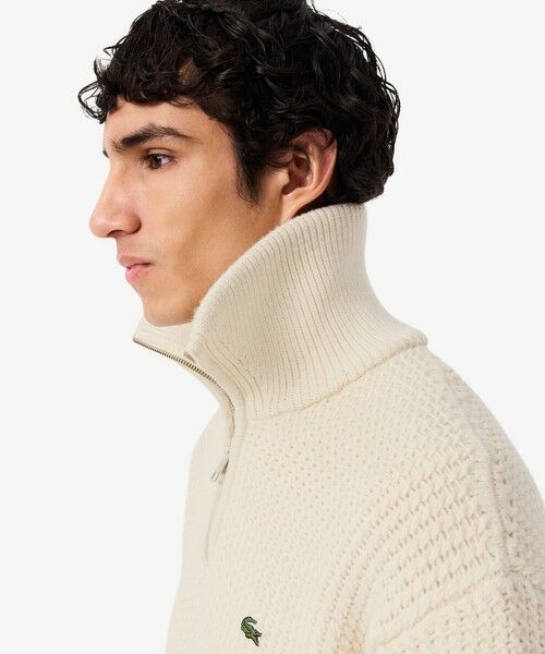 LACOSTE / ラコステ ニット・セーター | ローゲージハーフジップニットセーター | 詳細1