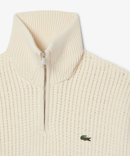 LACOSTE / ラコステ ニット・セーター | ローゲージハーフジップニットセーター | 詳細4