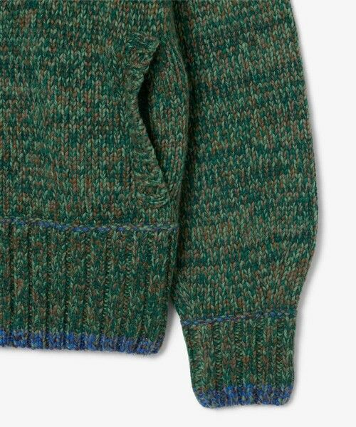 LACOSTE / ラコステ ニット・セーター | ミックスカラーローゲージニットジップセーター | 詳細5