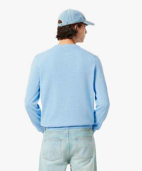 LACOSTE / ラコステ ニット・セーター | ランドスケープワニロゴコットンニットセーター | 詳細2