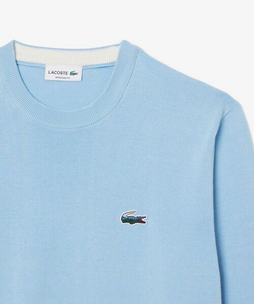 LACOSTE / ラコステ ニット・セーター | ランドスケープワニロゴコットンニットセーター | 詳細4