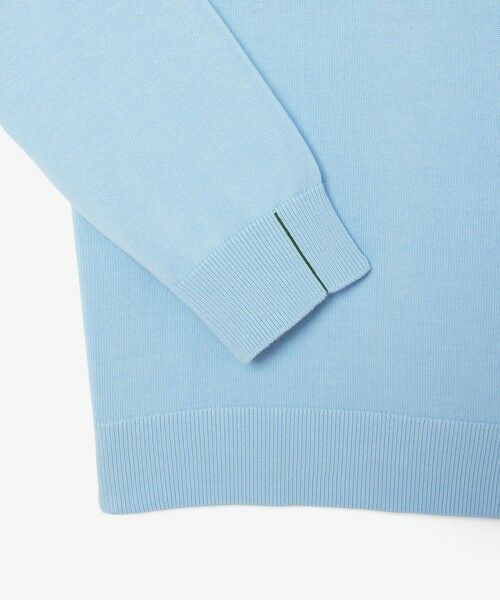 LACOSTE / ラコステ ニット・セーター | ランドスケープワニロゴコットンニットセーター | 詳細5