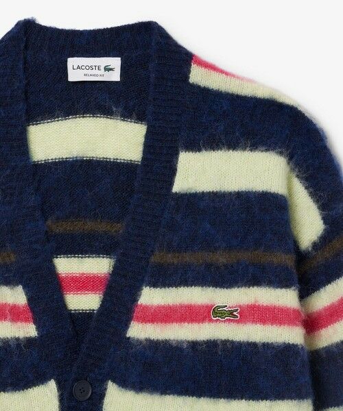 LACOSTE / ラコステ カーディガン・ボレロ | アルパカブレンドボーダーニットカーディガン | 詳細5