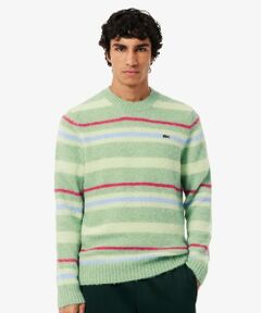 LACOSTE / ラコステ ニット・セーター | アルパカブレンドボーダーニットセーター