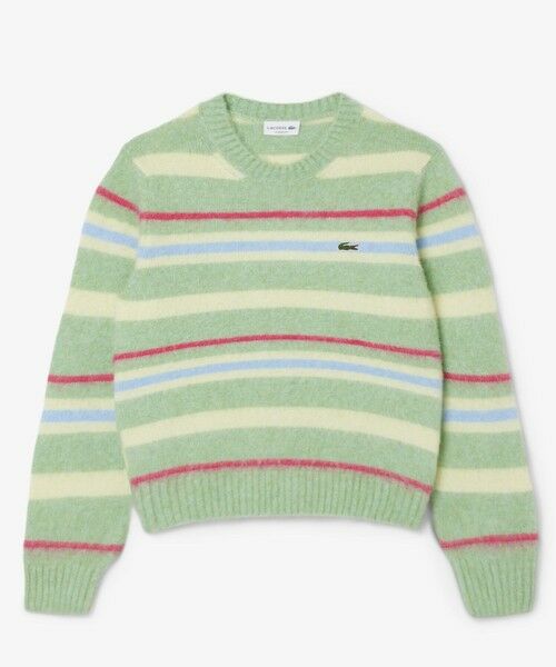 LACOSTE / ラコステ ニット・セーター | アルパカブレンドボーダーニットセーター | 詳細1