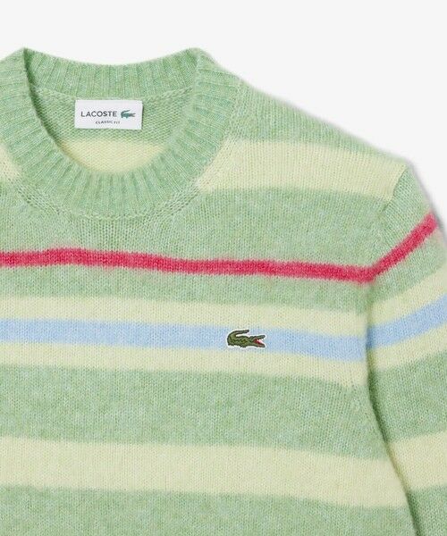 LACOSTE / ラコステ ニット・セーター | アルパカブレンドボーダーニットセーター | 詳細2