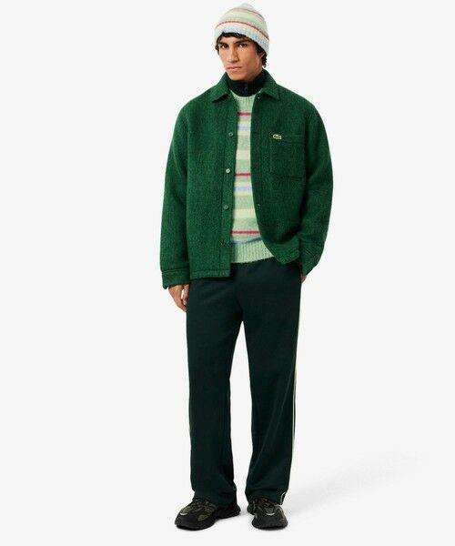 LACOSTE / ラコステ ニット・セーター | アルパカブレンドボーダーニットセーター | 詳細4